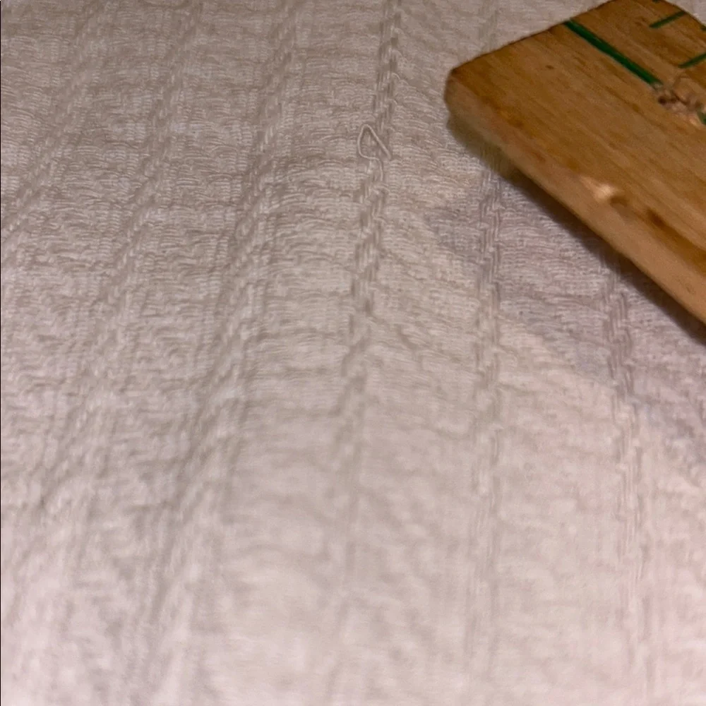 DOCOFIL White Textured Euro Pillow Shams Set of 2 made in Portugal Cotton